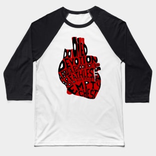 doomed devotion anatomical heart Baseball T-Shirt